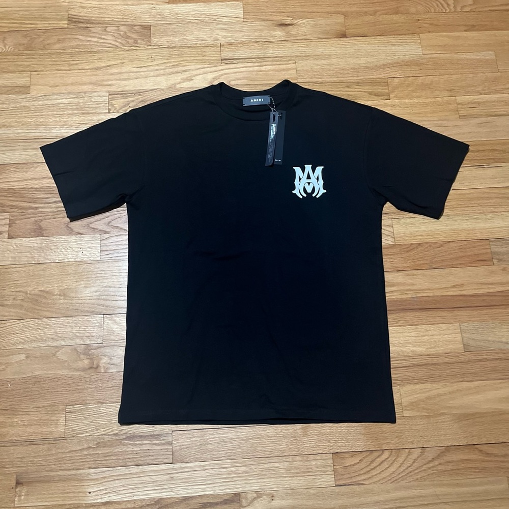 AMIRI logo-Print Cotton T-Shirt - Black